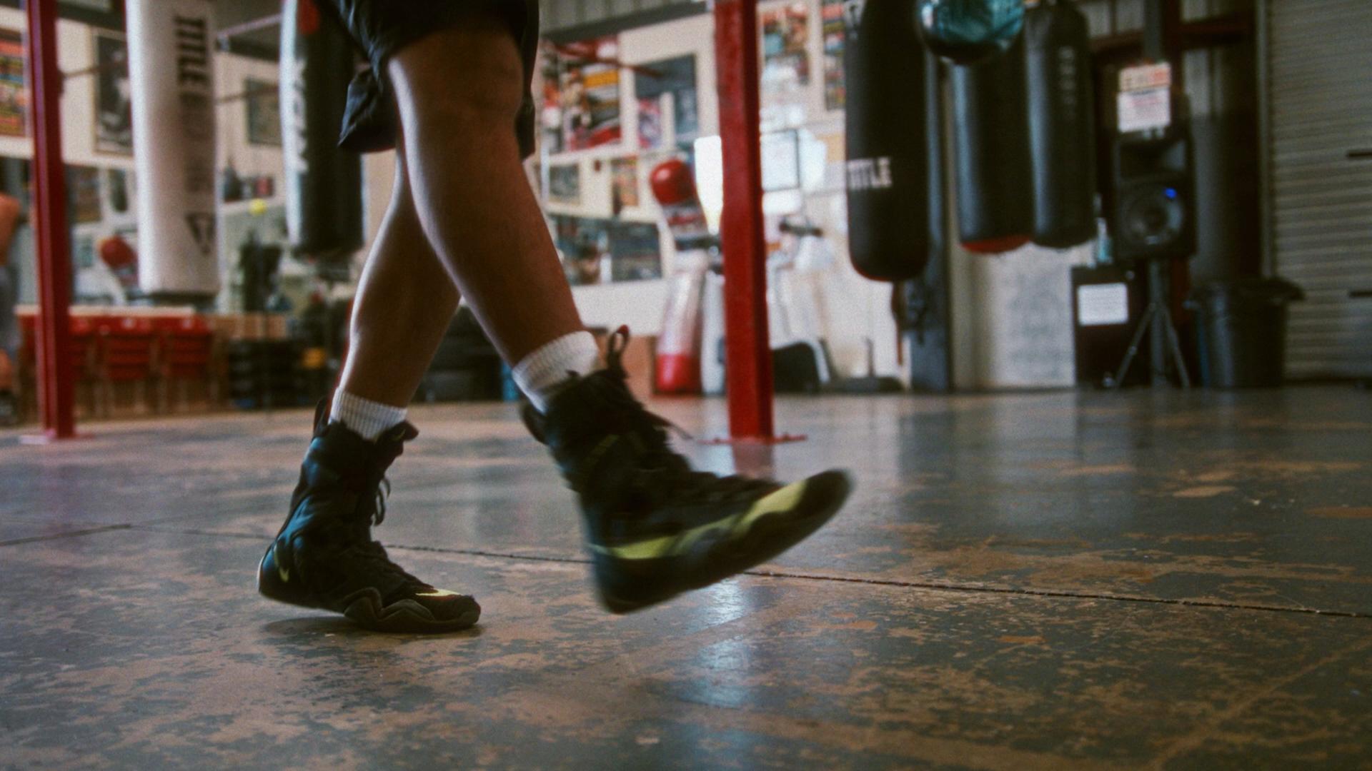 Boxing footage from the Terrence Williams project